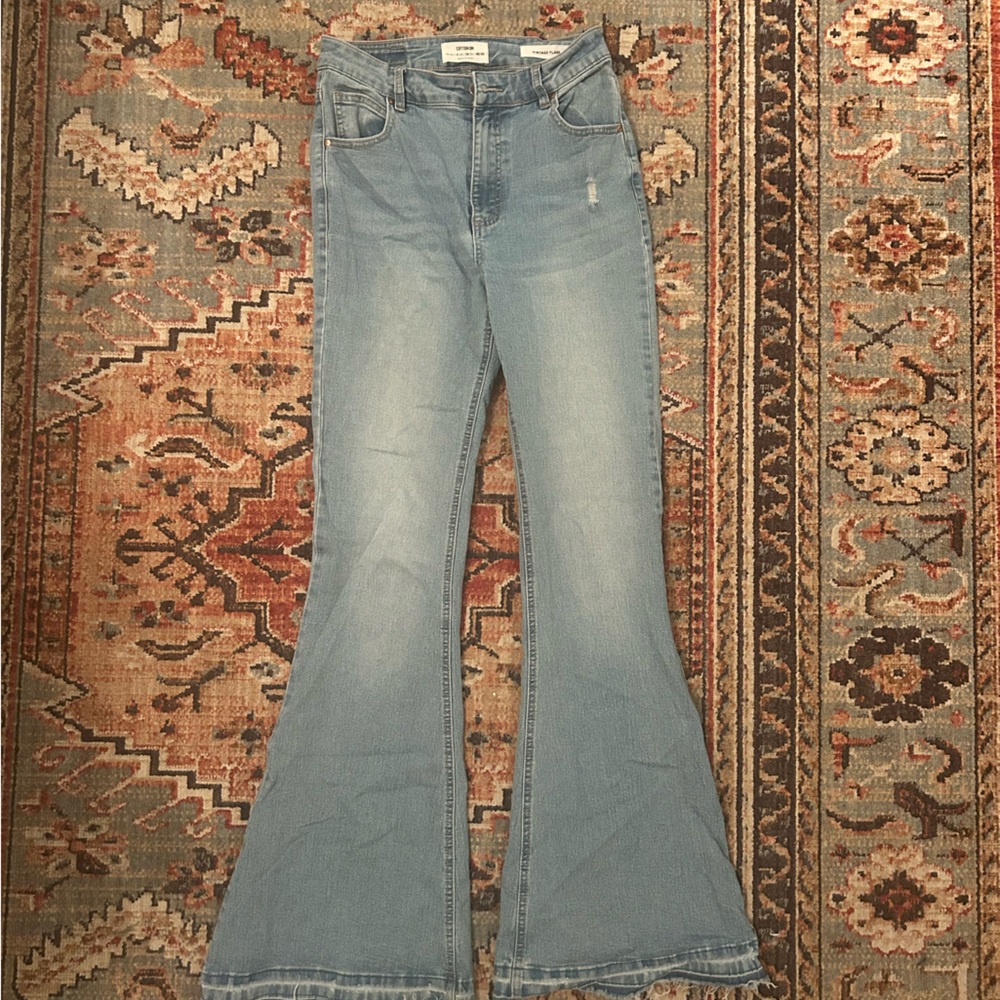 Cotton On Light Blue Flare Jeans